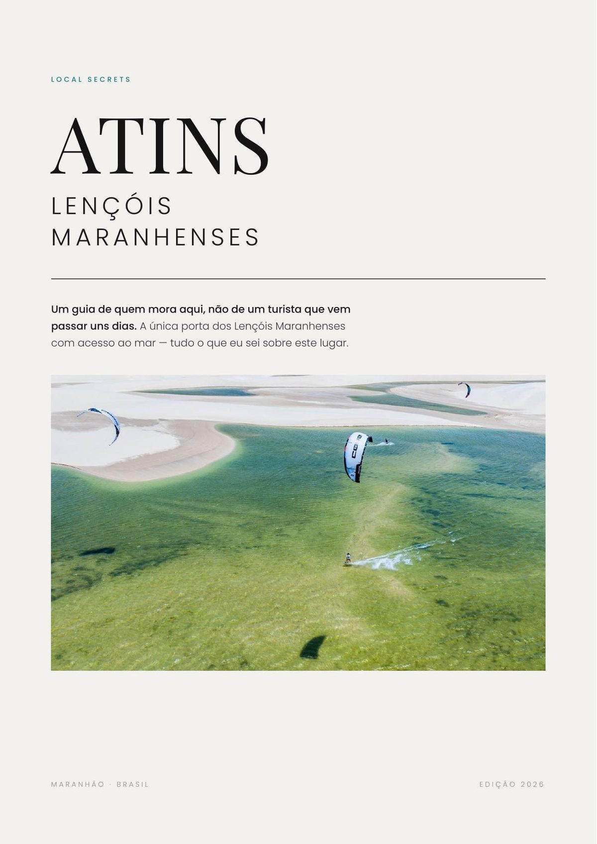 Couverture du guide Local Secrets sur Atins