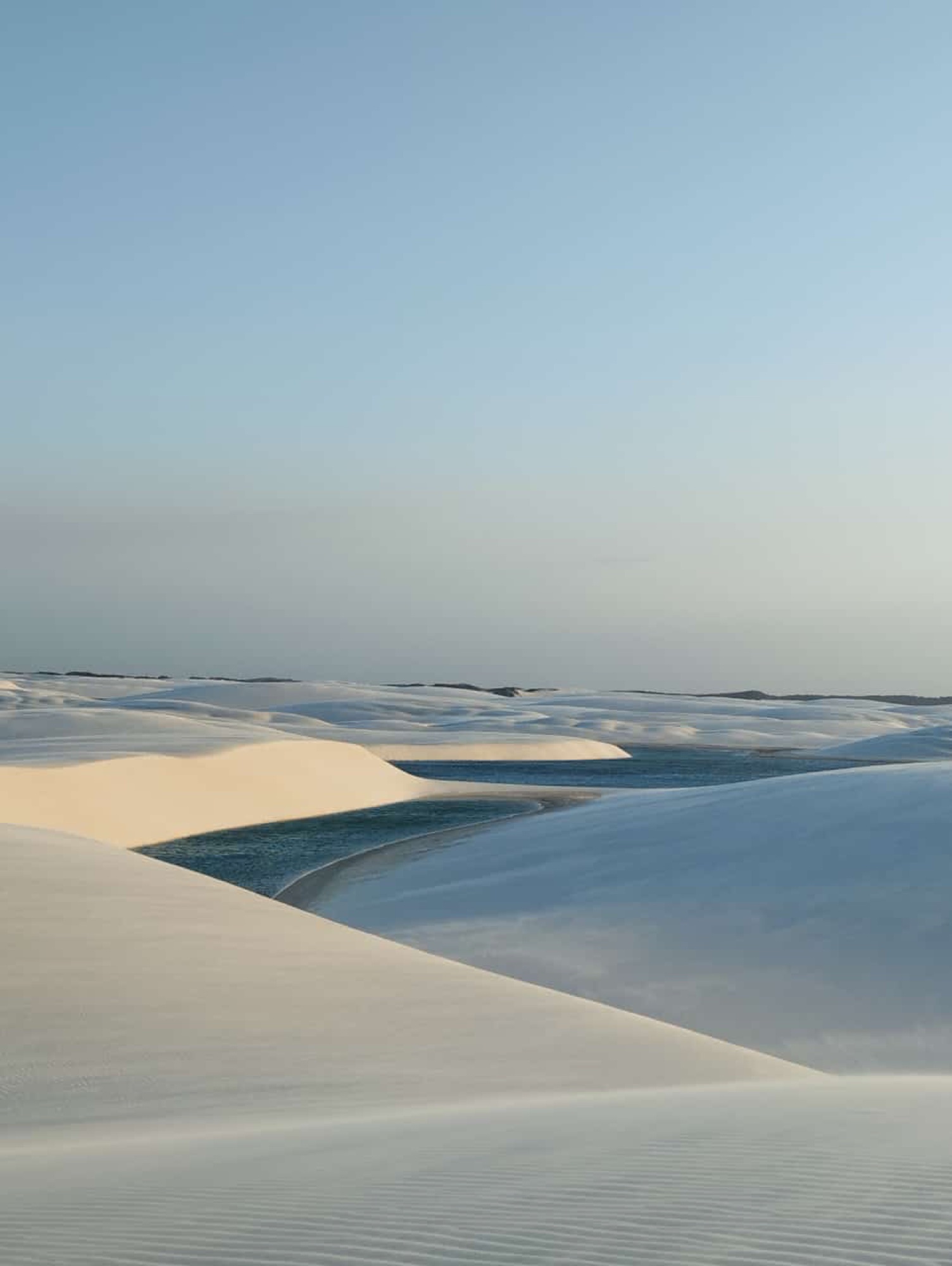 kitesurfing Lençóis Maranhenses freshwater lagoon dunes Atins Brazil Local Secrets XP