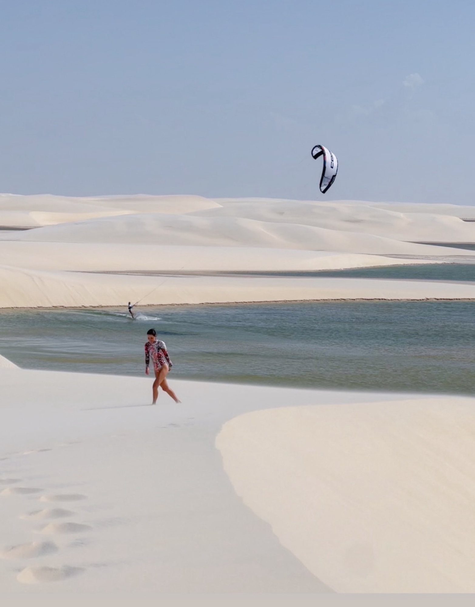 Atins village aerial view Brazil kitesurf basecamp Local Secrets XP