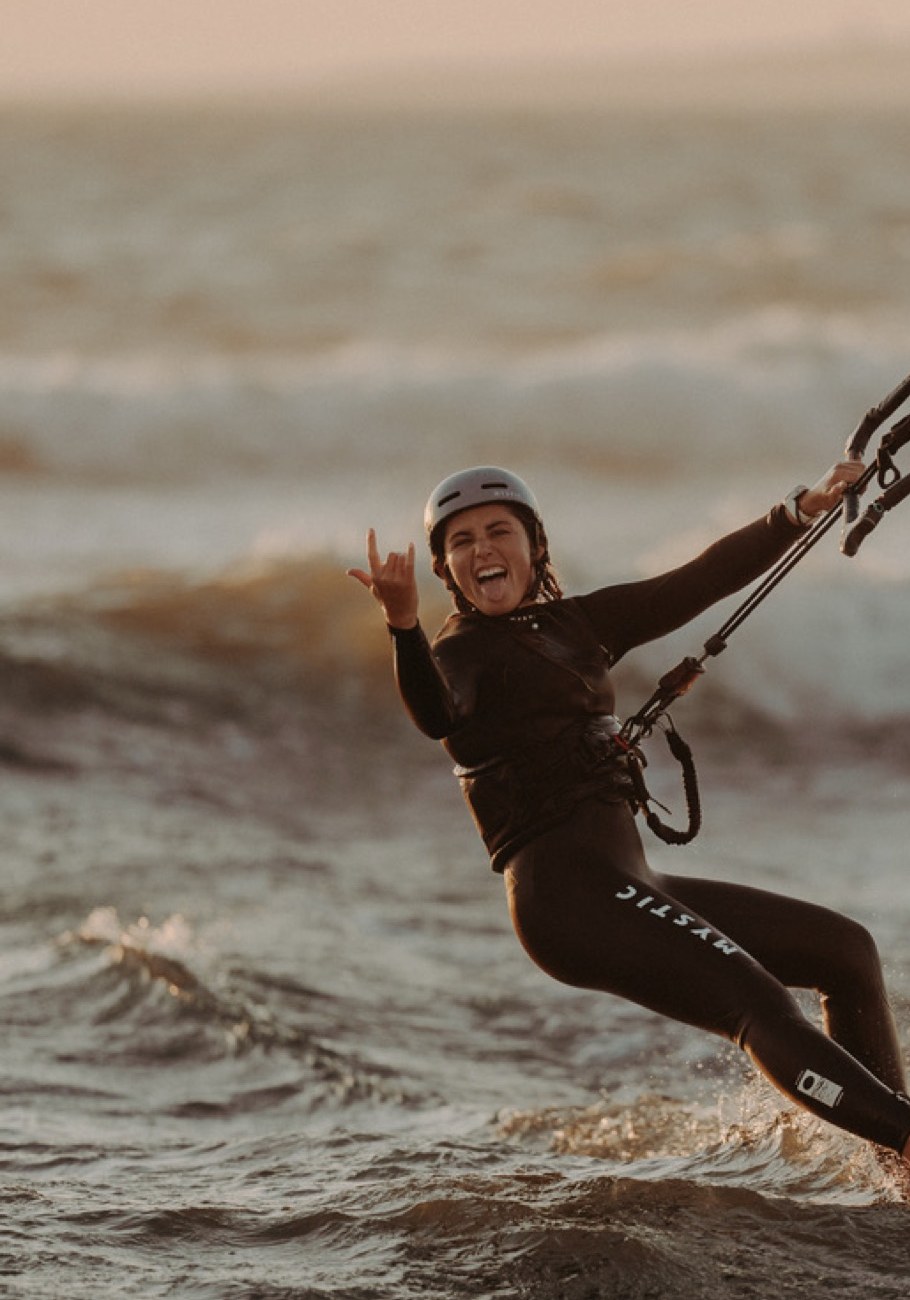 Francesca Maini big air kitesurfing jump ocean Local Secrets XP Redbull KOTA 2024 Champion