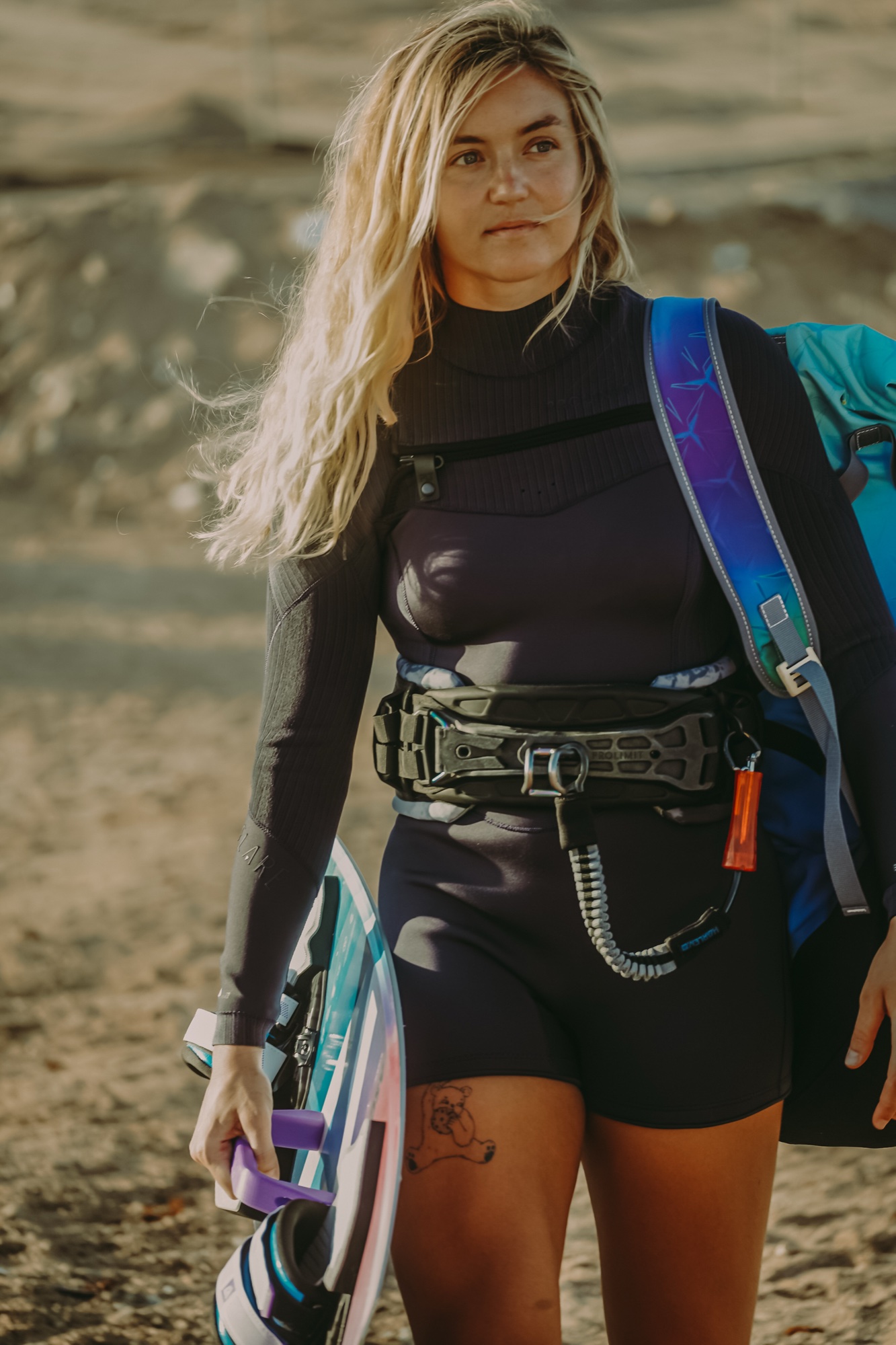 Lana Herman kitesurfing big air Egypt Red Sea lagoon Local Secrets XP expedition
